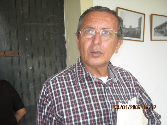 Don Victor Guadamuz, responsable del Cemenerio de Granada